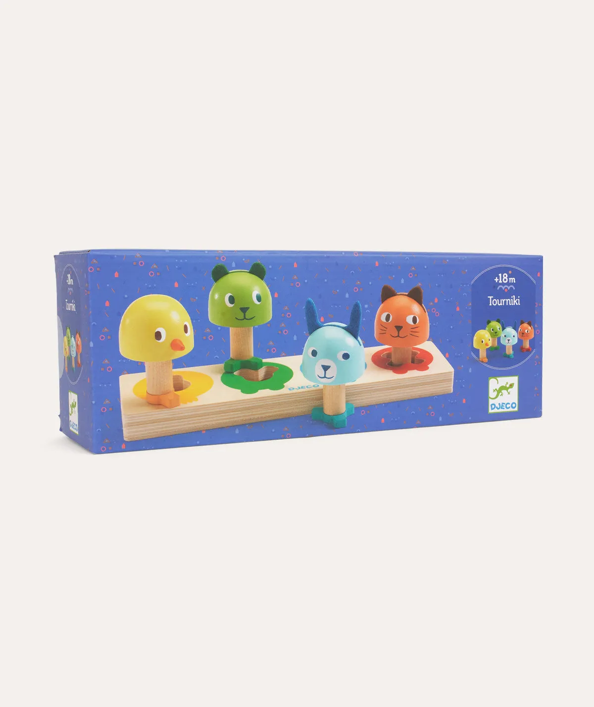 Animal Turn Key Puzzle - Multi