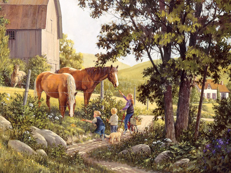 Cobble Hill 500 Piece Puzzle - Summer Horses