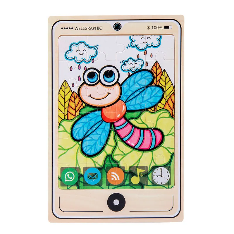 Colorful Wooden Puzzles