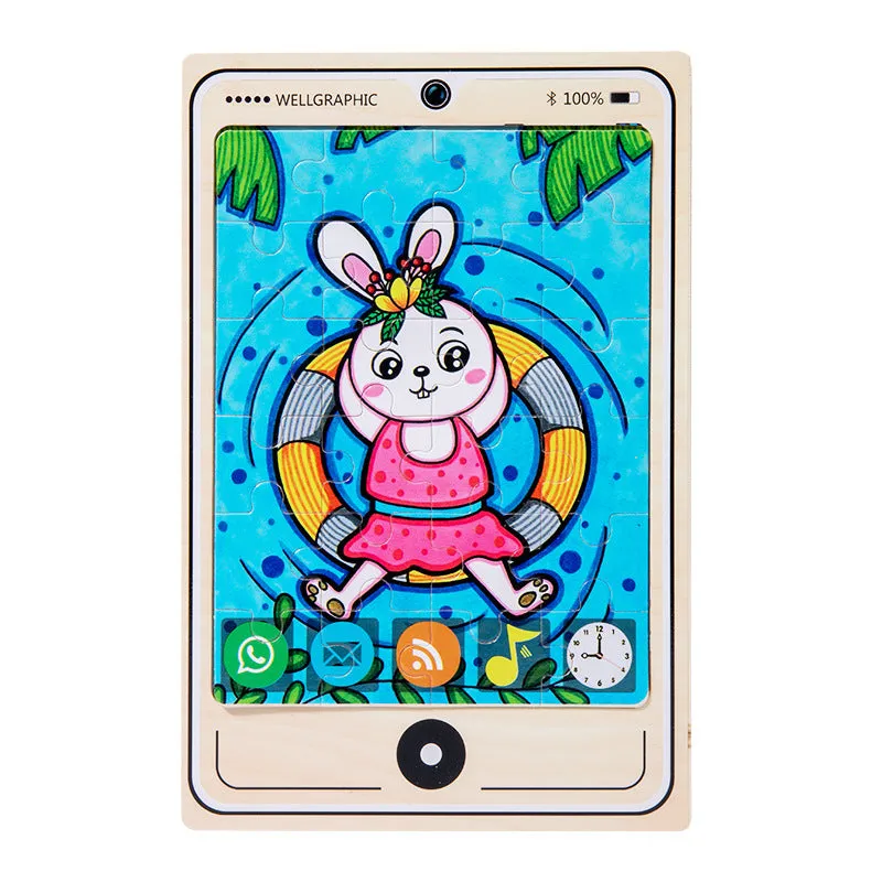 Colorful Wooden Puzzles