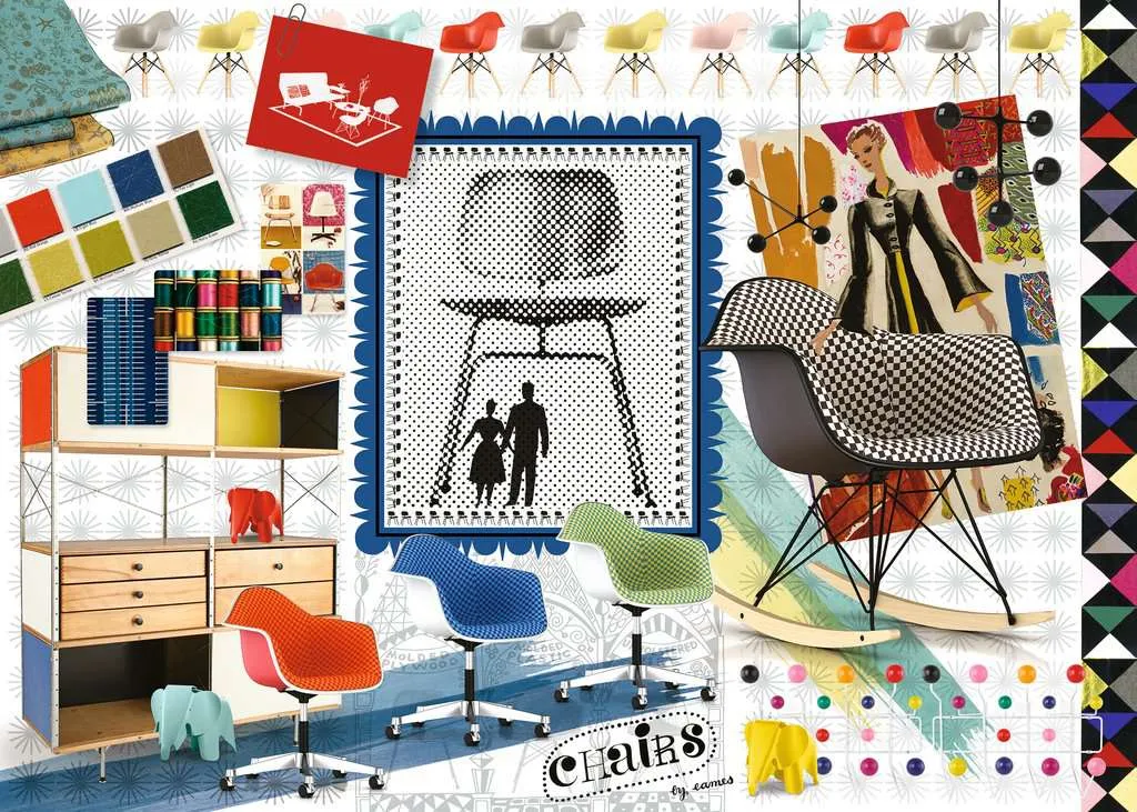 Eames Design Spectrum 1000 pc Puzzle