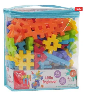 PlayGo Learning Blocks for Kids with 55 Pieces