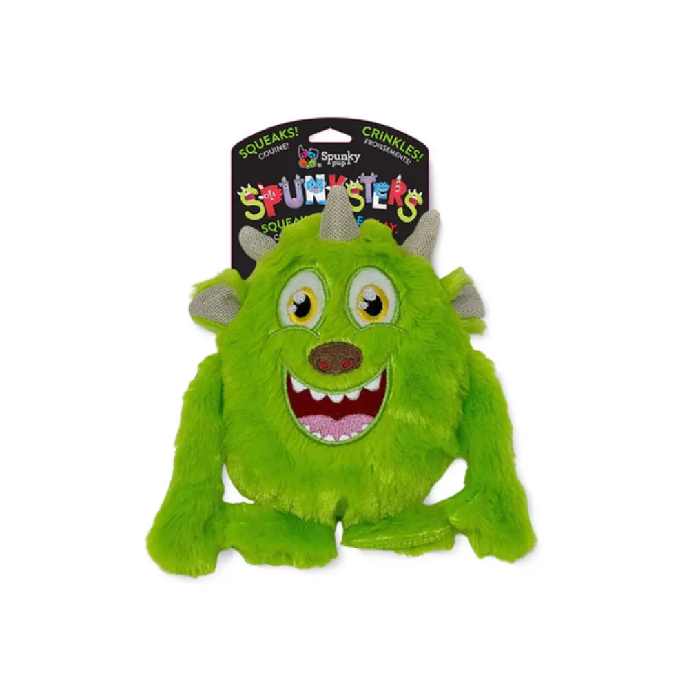 Spunkster Monsters Plush Dog Toy